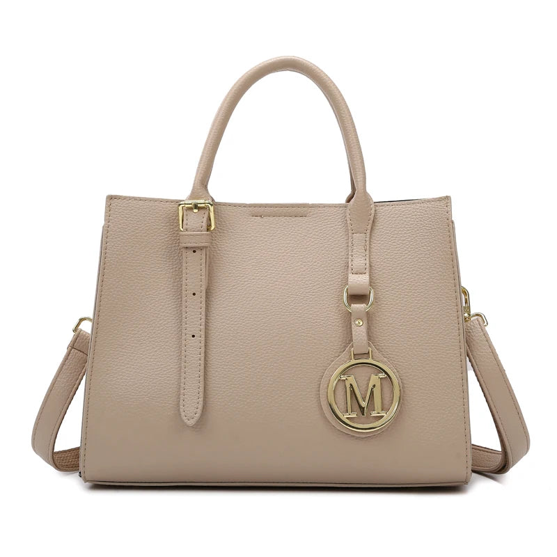 Women's PU Leather Tote Bag Set – Vintage Luxury Designer Handbag