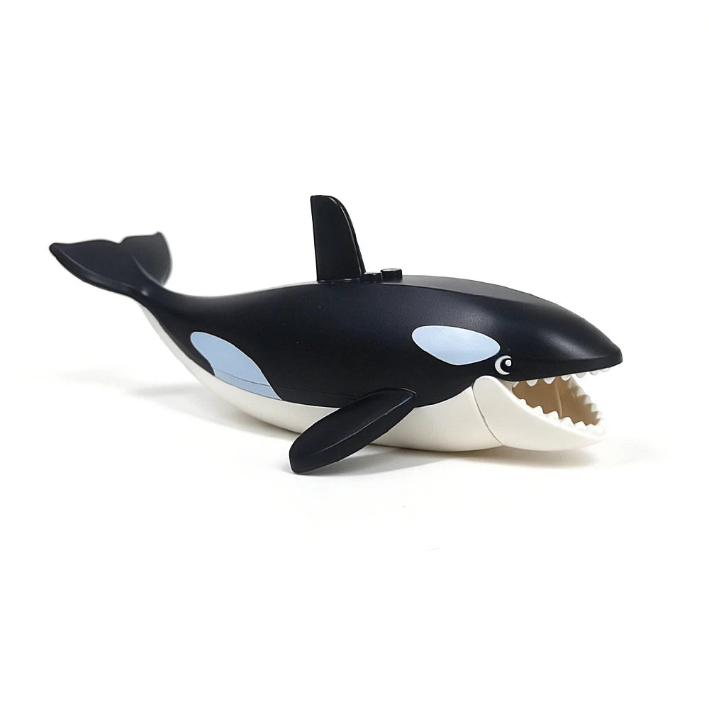 Killer Whale MOC Building Blocks Set – Zoo & Marine Animal Bricks Toy