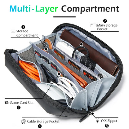 Bange Travel Electronics Organizer – Cable & Accessories Storage Case