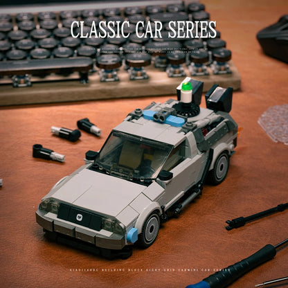 Back to the Future DeLorean Building Blocks – MOC 3-in-1 Car Model