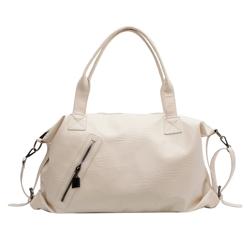 Large Capacity Soft Leather Tote Bag for Women