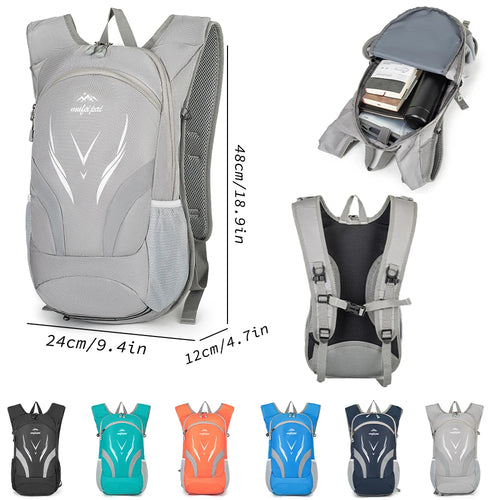 Lightweight Hiking Backpack – Breathable Mesh Cycling Rucksack