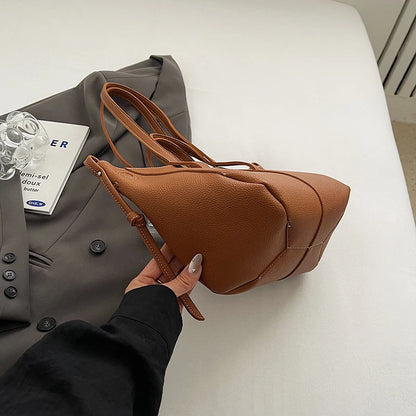 Moods Branded Underarm Shoulder Bags Women Latest Luxury Designer Handbags Soft Pu Leather Large