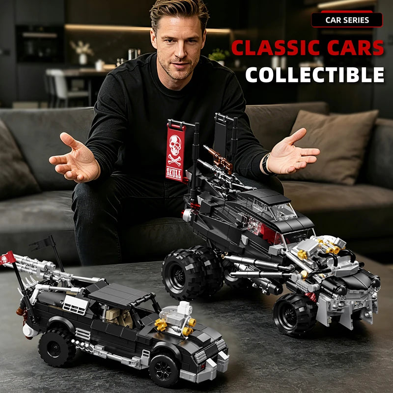 Wasteland Fury Armored Car Building Blocks Set – 1726 Pcs