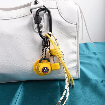 Mini Kettlebell Fitness Keychain Bag Charm