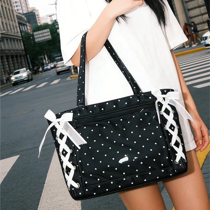 Ribbon Ita Bag Women's Large Capacity Tote Shoulder Bag