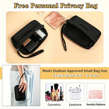 Clear Backpack with Pouch – Waterproof Transparent Stadium Bag