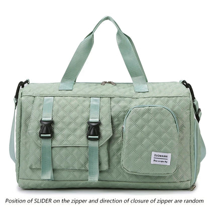 Nylon Travel Duffle Bag – Sports Gym & Overnight Shoulder Bag