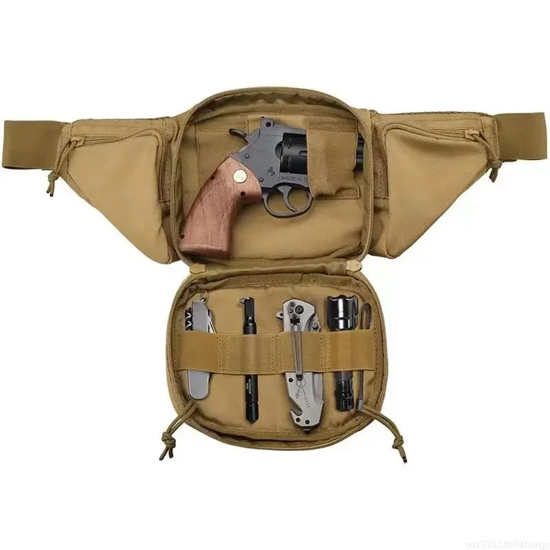 Tactical Waist Bag – MOLLE Fanny Pack for Hiking & Cycling