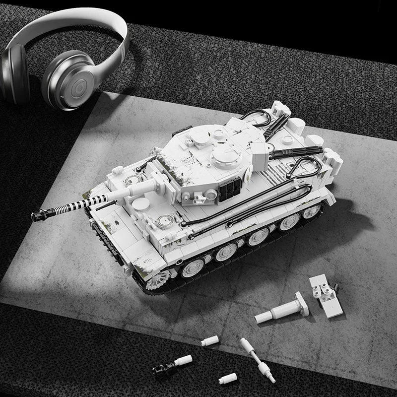 Tiger Tank MOC Building Blocks Set 1:28 Scale
