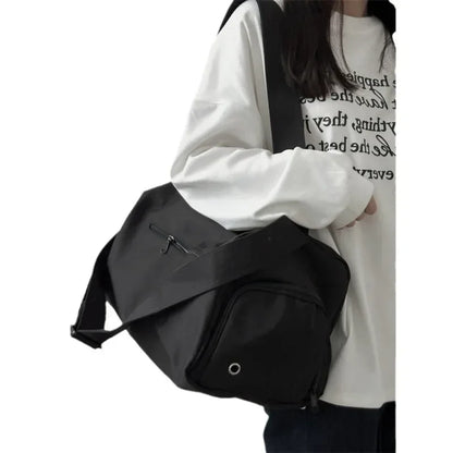 Canvas Crossbody Tote Bag for Women – Large Capacity Travel & Yoga Bag