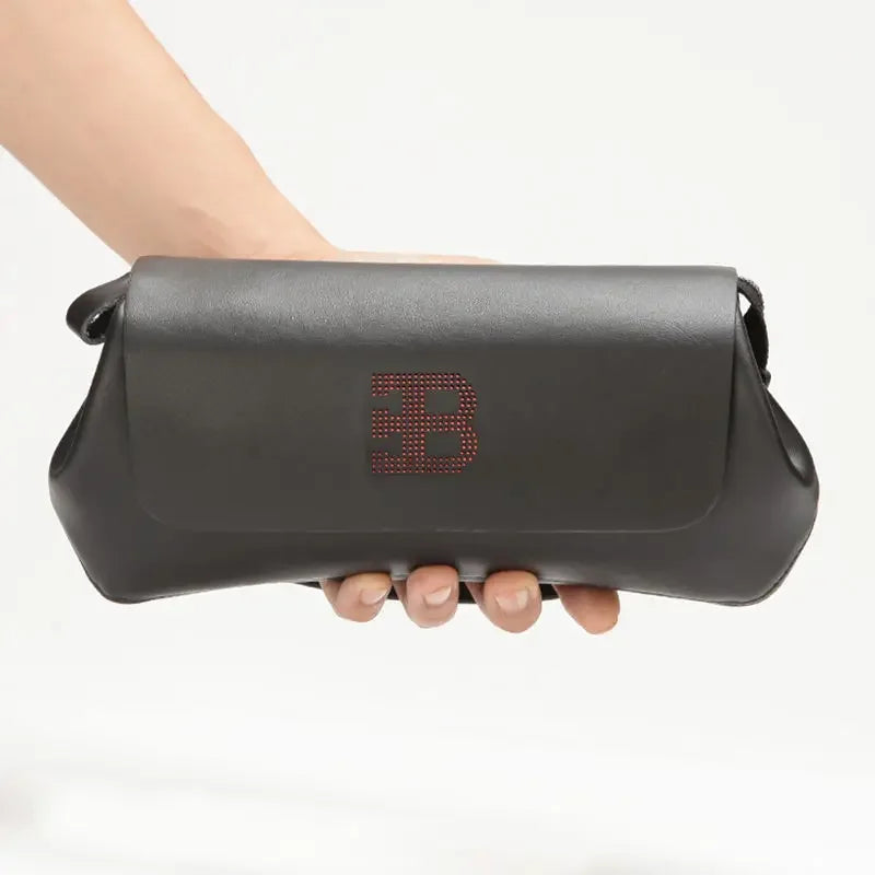 Men's Genuine Leather Clutch Bag – Luxury Business Handbag