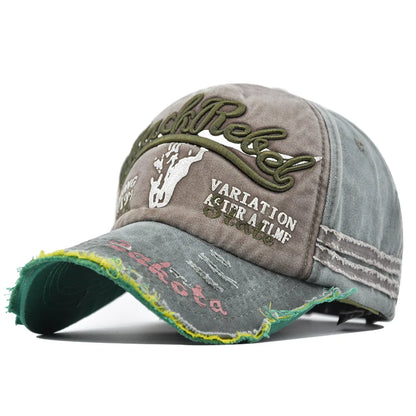 Snapback Baseball Cap – Vintage Distressed Hip Hop Hat Unisex