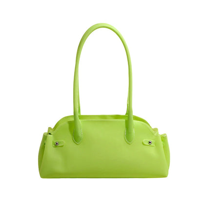 Jelly PVC Shoulder Bag – Women's Large Capacity Dumpling Bag