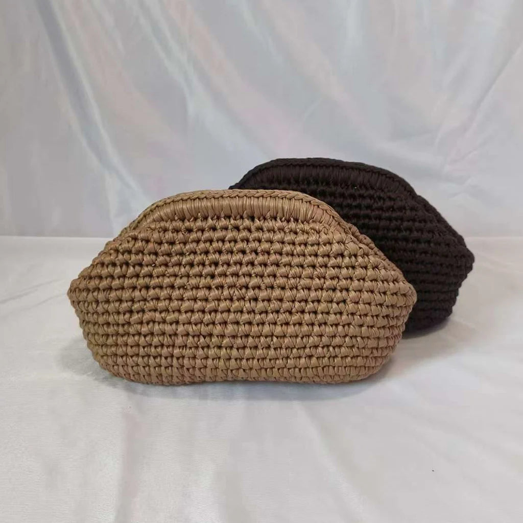 Handmade Crochet Clutch Bag – Woven Evening Purse