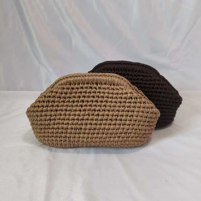Handmade Crochet Clutch Bag – Woven Evening Purse