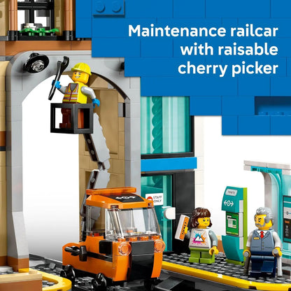LEGO City 60469 Central Train Station Set – 752 Pieces