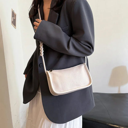 Genuine Leather Crossbody Bag for Women – Cowhide Shoulder Purse