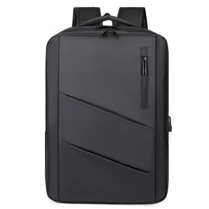 Large Capacity Travel Backpack with USB Charging Port – Water-Resistant Business Bag for Men