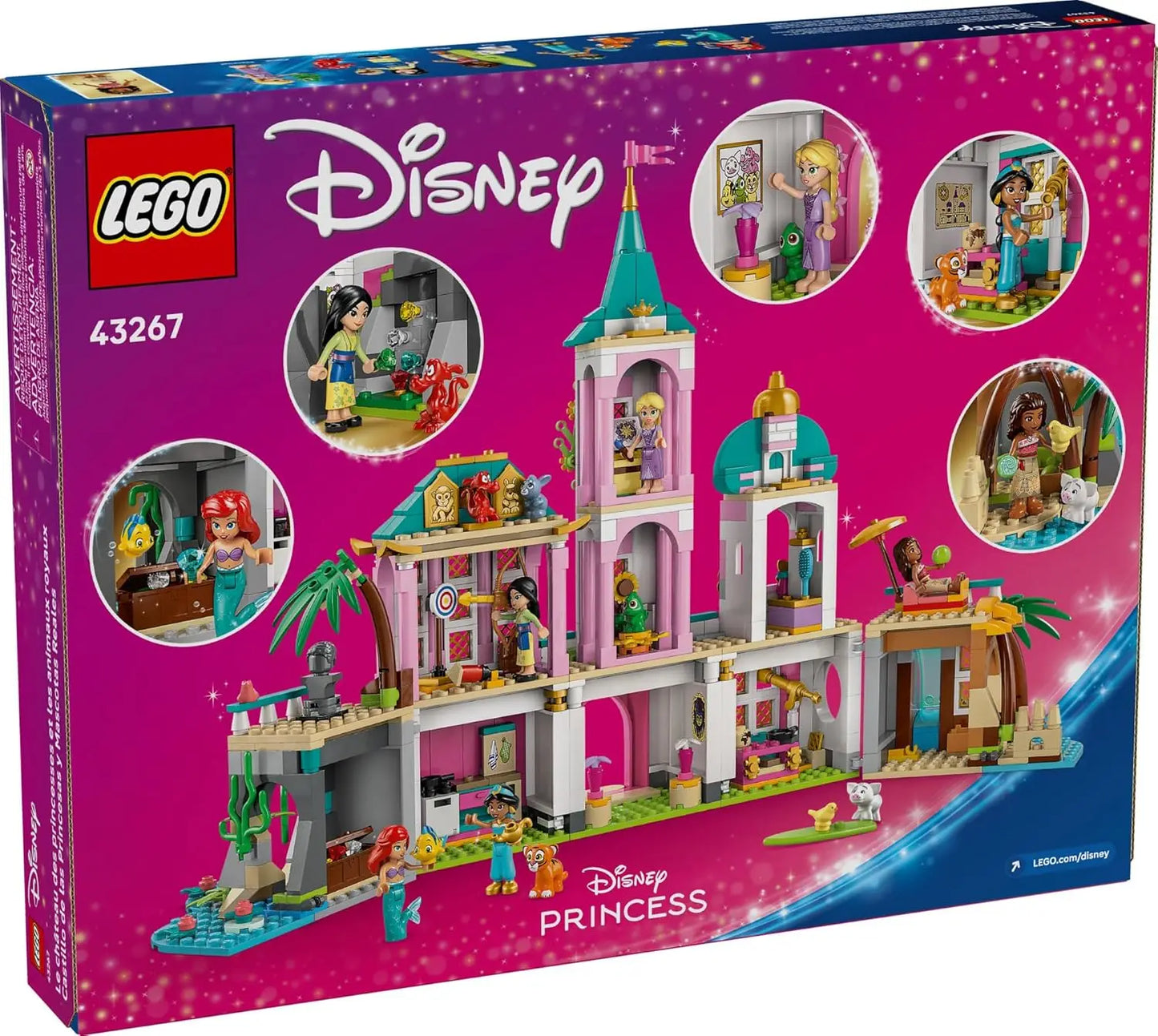 LEGO 43267 Disney Princess Castle & Royal Pets – 787 Pieces
