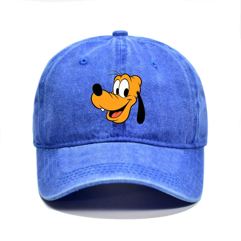Cartoon Character Baseball Cap – Vintage Washed Unisex Hat