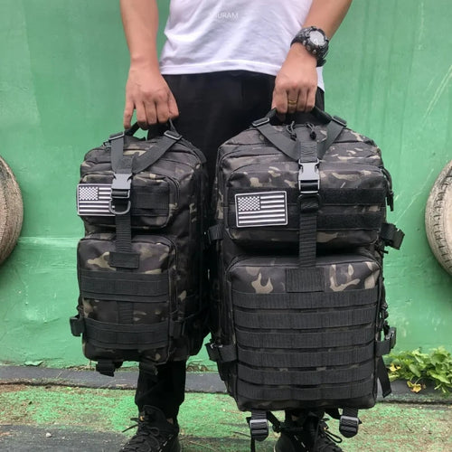 Tactical Backpack 25L/50L – Waterproof 1000D Nylon Outdoor Rucksack