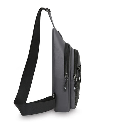 Men's Water-Resistant Crossbody Chest Bag – Lightweight Multipurpose Sling Pack