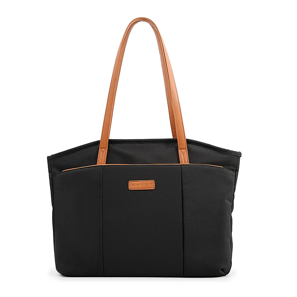BANGE Women's Large Tote Bag – Padded Shoulder Crossbody for School & Work