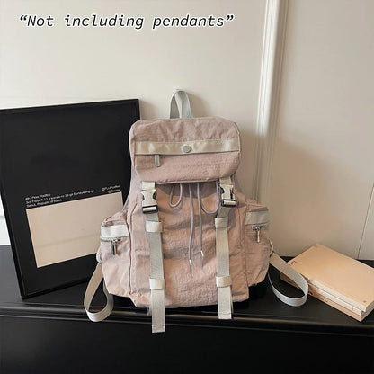 Minimalist Multi-Pocket Backpack with Flip Flap – Large Capacity