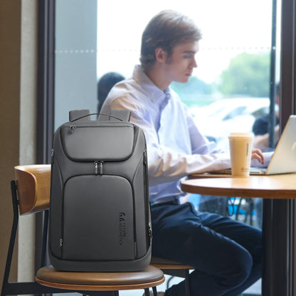 17-Inch Laptop Backpack for Men – Large Capacity Anti-Theft Travel & Business Weekender Bag
