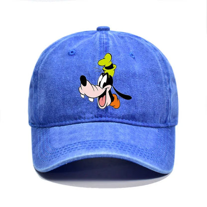 Cartoon Character Baseball Cap – Vintage Washed Unisex Hat