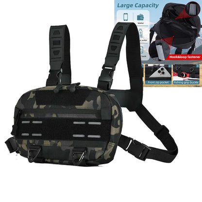 Tactical Chest Rig Bag – Outdoor Hiking & Cycling Vest Pack