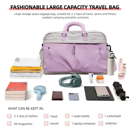 Sports Duffel Bag with Shoe Compartment – Travel & Gym