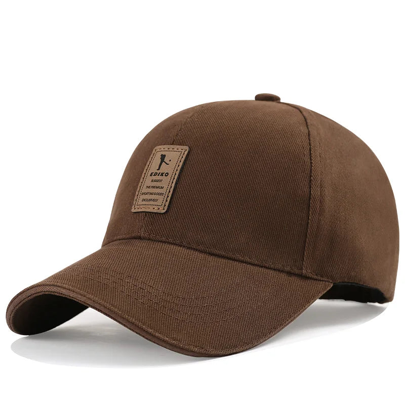 Classic Solid Color Baseball Cap – Unisex Golf & Sports Hat
