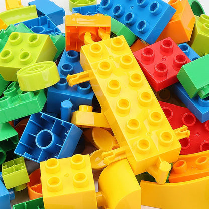 210-Piece Classic Building Blocks Set for Kids Ages 1–6 – Multi-Color