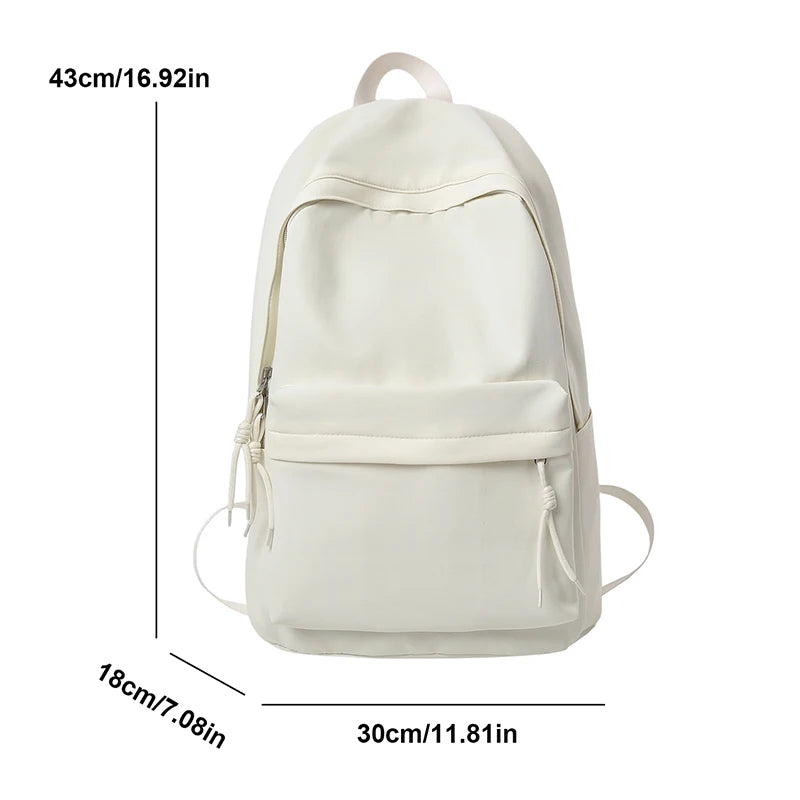 Nylon Women's Backpack – Minimalist School & Commuter Bag