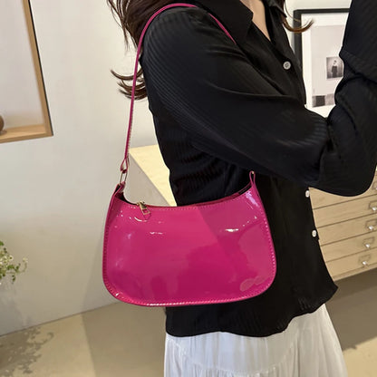 Hobo Shoulder Bag – Women's Retro PU Leather Underarm Purse