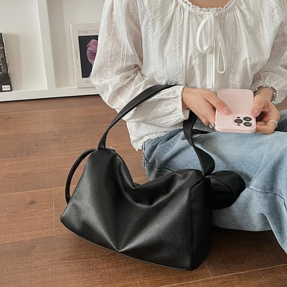 Women's PU Leather Shoulder Bag – Crossbody Handbag