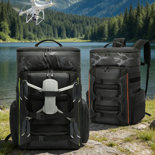 FPV Drone Backpack – 40L UAV Camera Travel Bag with Laptop Compartment