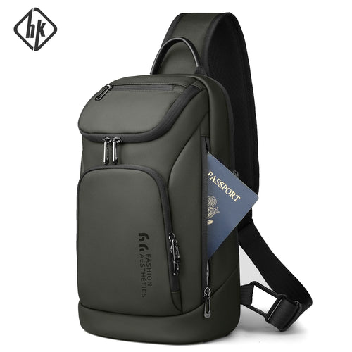 Men's Waterproof Crossbody Sling Bag – Fits 11" iPad