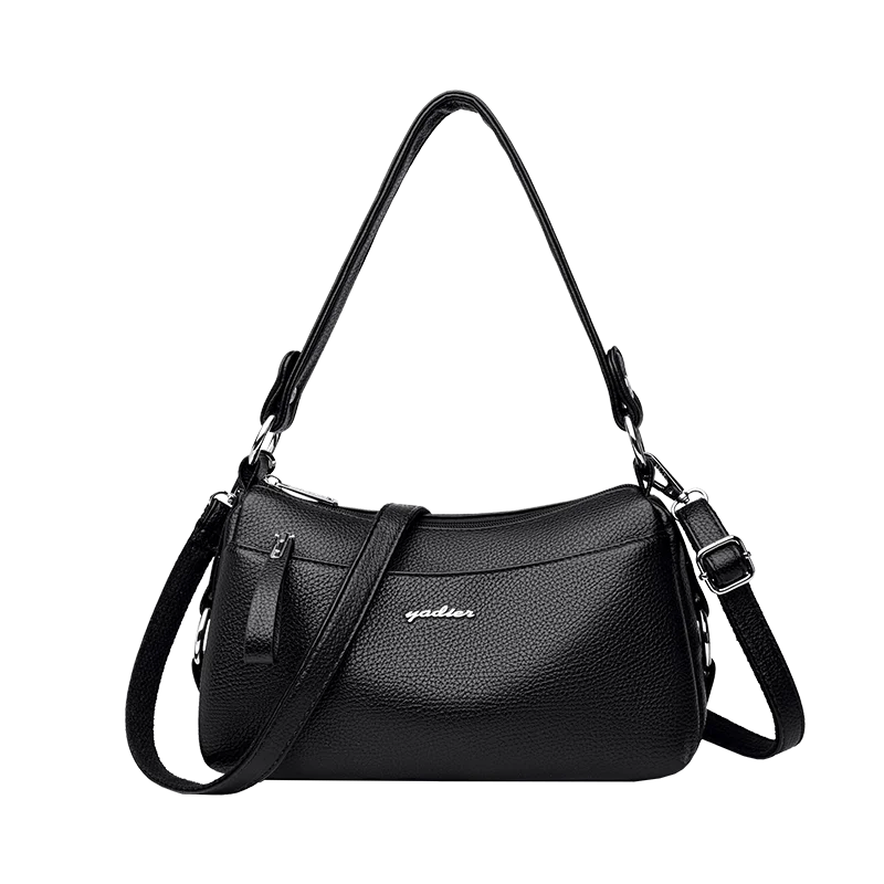 Women's Soft PU Leather Shoulder Crossbody Bag – Designer Handbag
