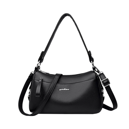 Women's Soft PU Leather Shoulder Crossbody Bag – Designer Handbag