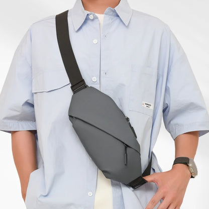 Men's Minimalist Crossbody Chest Bag – Sports Waist & Shoulder Pack