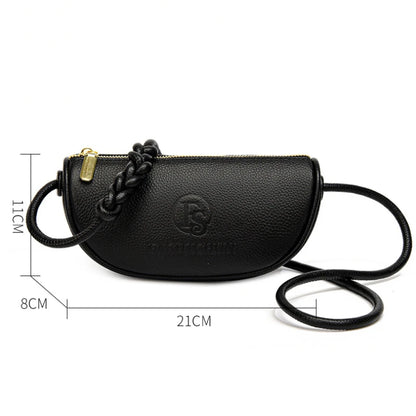 Brand Mini Bags Trend Designer Handbags Women S Genuine Leather Casual Lady Shoulder Black Crossbody