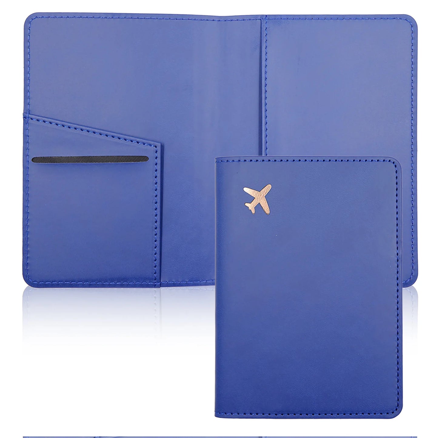 Slim Passport Holder & Travel Wallet – Faux Leather