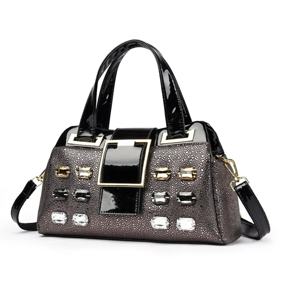 Diamond Embellished Luxury Tote Bag for Women