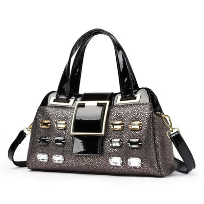 Diamond Embellished Luxury Tote Bag for Women
