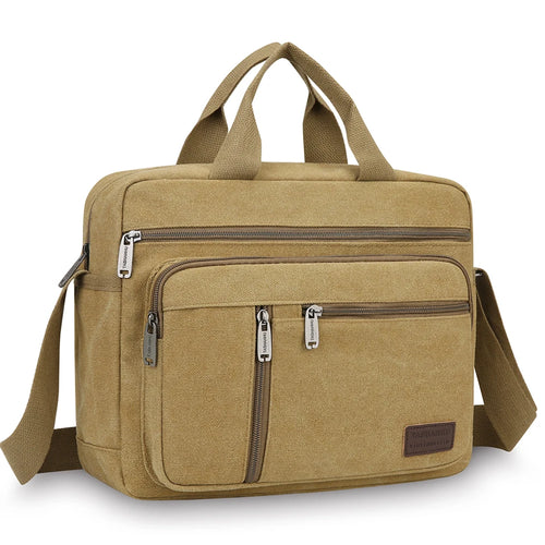 Canvas Shoulder Bag for Men – Casual Crossbody Tote