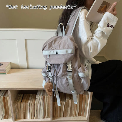 Minimalist Multi-Pocket Backpack with Flip Flap – Large Capacity