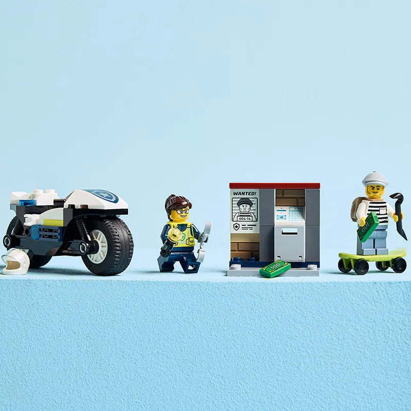 LEGO City Police Motorcycle Big Pursuit 60455 Building Set